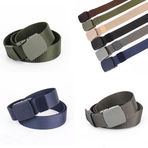 5 colors outdoor sports canvas webbing belt women men nylon tactical belt plastic buckle hypoallergenic casual fashion, Black;brown
5 colors outdoor sports canvas webbing belt women men nylon tactical belt plastic buckle hypoallergenic casual fashion, Black;brown