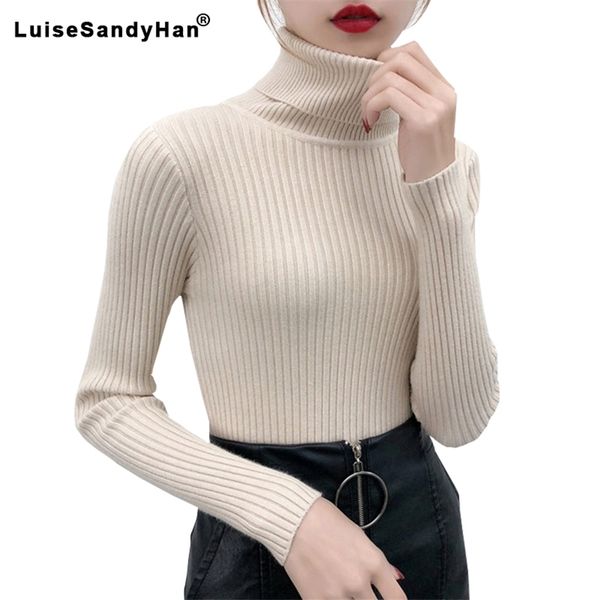 women slim sweaters casual solid turtleneck female pullover full sleeve warm soft spring autumn winter knitted cotton 201221, White;black
women slim sweaters casual solid turtleneck female pullover full sleeve warm soft spring autumn winter knitted cotton 201221, White;black