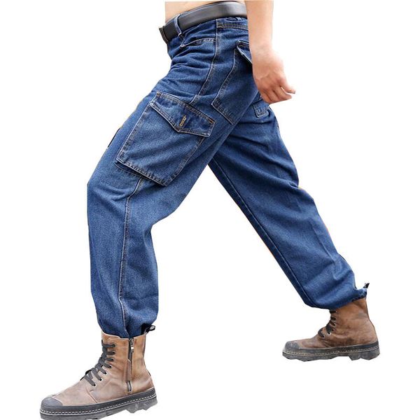 working trousers men's of cotton resistant to welding wear workwear anti-scalding workers'loose denim pants 9c7x, Blue
working trousers men's of cotton resistant to welding wear workwear anti-scalding workers'loose denim pants 9c7x, Blue