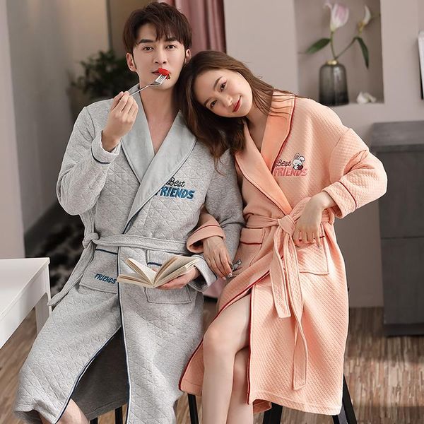 men's sleepwear pure cotton air interlayer nightgown couples & lovers turn-down collar button-down winter warm comfy pajama a set cke, Black;brown
men's sleepwear pure cotton air interlayer nightgown couples & lovers turn-down collar button-down winter warm comfy pajama a set cke, Black;brown