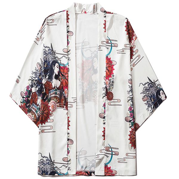 2021 new aelfric eden summer hip hop japanese kimono jacket harajuku charming geisha print loose shirt streetwear front open coats hmru, Black;brown
2021 new aelfric eden summer hip hop japanese kimono jacket harajuku charming geisha print loose shirt streetwear front open coats hmru, Black;brown