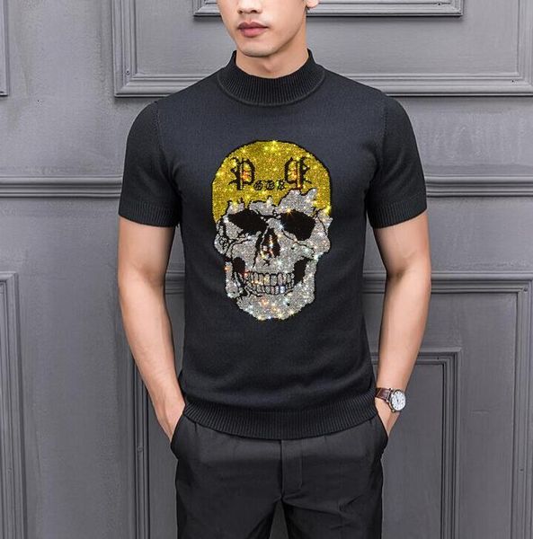 new winter men's short sleeve sweaters with rhinestones 2021 sportswear t4ft, White;black
new winter men's short sleeve sweaters with rhinestones 2021 sportswear t4ft, White;black