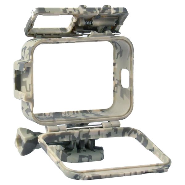 camouflage frame mount housing case for gopro 9 camera protective case , abs plastic, wear resistance, high toughness
camouflage frame mount housing case for gopro 9 camera protective case , abs plastic, wear resistance, high toughness