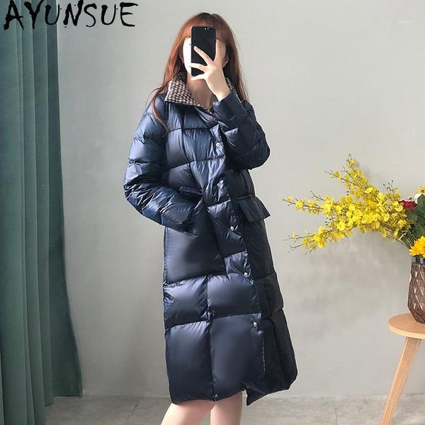 ayunsue white duck down jacket women 2020 long autumn winter coat women korean puffer jacket double-sided wear parkas kj56671, Black
ayunsue white duck down jacket women 2020 long autumn winter coat women korean puffer jacket double-sided wear parkas kj56671, Black