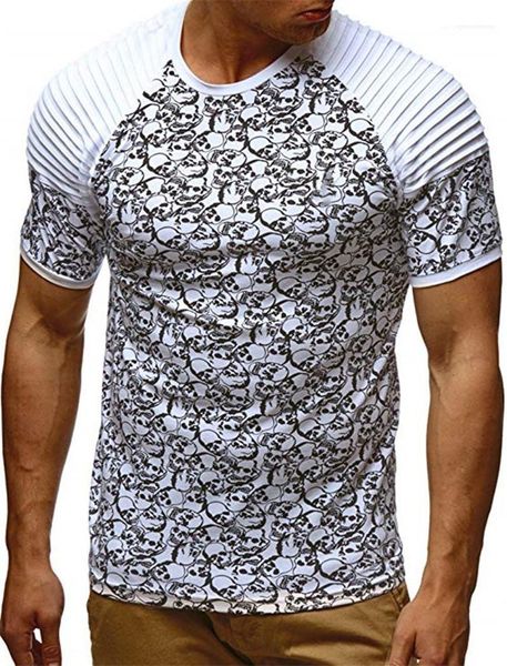 sleeve tees casual natural color o-neck tshirts mens designer clothes mens summer tshirts fashion skull panelled short, White;black
sleeve tees casual natural color o-neck tshirts mens designer clothes mens summer tshirts fashion skull panelled short, White;black