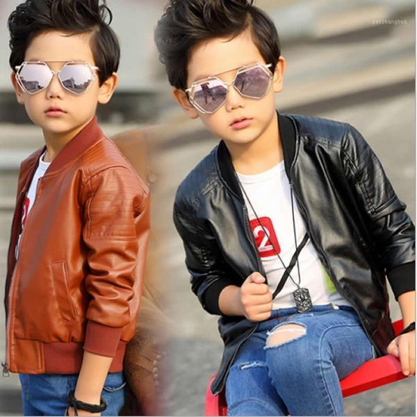 jackets boy leather jacket spring and autumn loaded children's clothing korean version thin/warn coat pu coat1, Blue;gray
jackets boy leather jacket spring and autumn loaded children's clothing korean version thin/warn coat pu coat1, Blue;gray