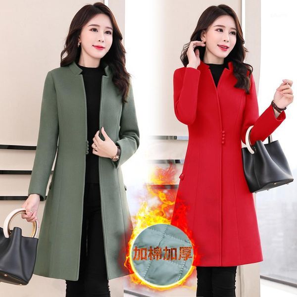 new women's warm woolen coat female spring autumn casual wild woolen long jacket wool & blends coat slim winter jacket female1, Black
new women's warm woolen coat female spring autumn casual wild woolen long jacket wool & blends coat slim winter jacket female1, Black