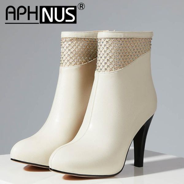 aphnus womens boots rivets short ankle booties mid high heels pumps woman 2020 shoes for women new boot, Black
aphnus womens boots rivets short ankle booties mid high heels pumps woman 2020 shoes for women new boot, Black