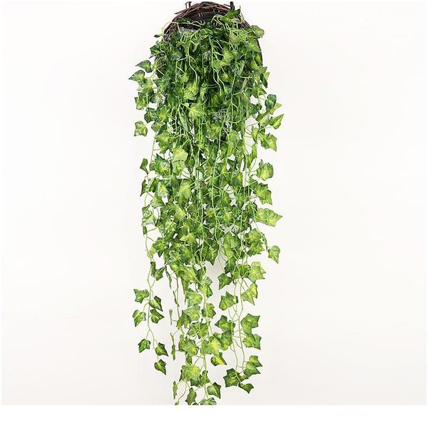 90cm artificial green plants hanging ivy leaves radish sea grape fake flowers vine home garden wall party de bbymmc 
90cm artificial green plants hanging ivy leaves radish sea grape fake flowers vine home garden wall party de bbymmc