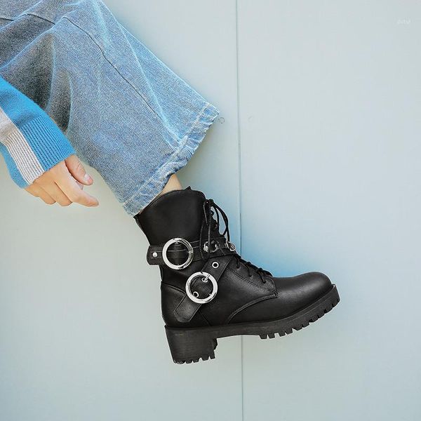 ymechic studded belt buckle cross strap lace up block square high heels combat ankle boots punk gothic biker boot shoes1, Black
ymechic studded belt buckle cross strap lace up block square high heels combat ankle boots punk gothic biker boot shoes1, Black