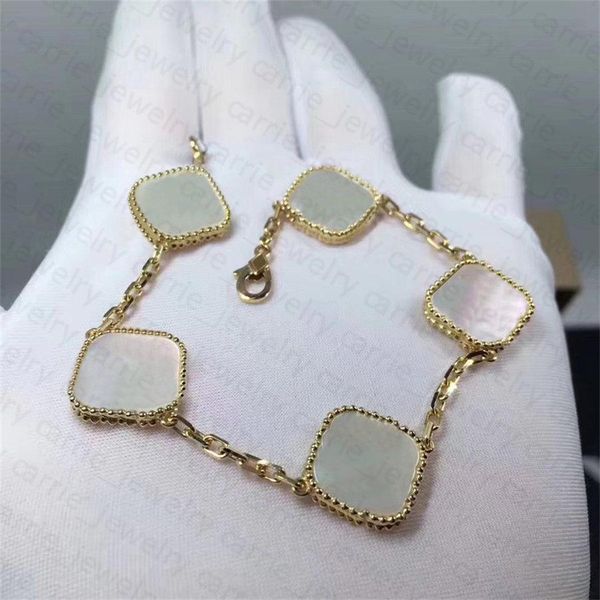 designer bracelets classic clover bracelet fashion five flower for man woman gold silver optional 18 color 06s, Golden;silver
designer bracelets classic clover bracelet fashion five flower for man woman gold silver optional 18 color 06s, Golden;silver