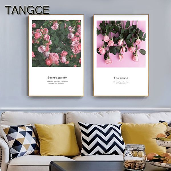 nordic green plant pink flower canvas painting romantic roses poster print modern wall picture for living room decoration home
nordic green plant pink flower canvas painting romantic roses poster print modern wall picture for living room decoration home