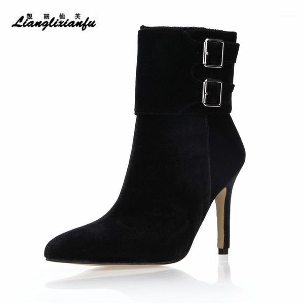 boots llxf ankle buckle 10cm thin high-heeled autumn warm soft leather shoes woman stiletto female flock pumps plus:35-42 431, Black
boots llxf ankle buckle 10cm thin high-heeled autumn warm soft leather shoes woman stiletto female flock pumps plus:35-42 431, Black
