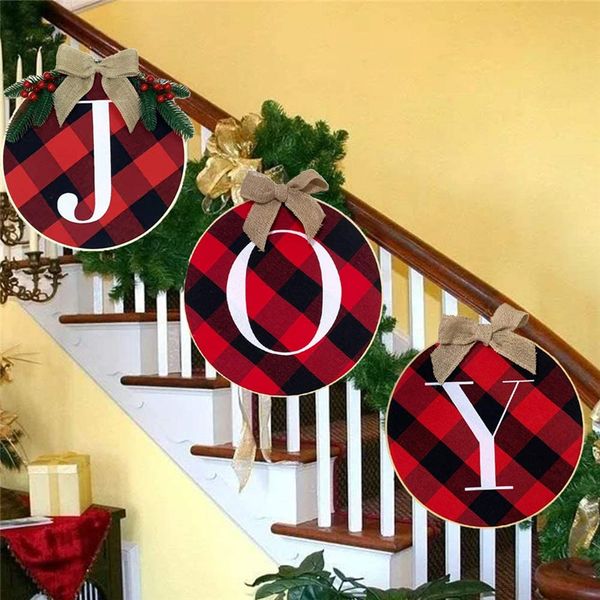 christmas decorations hanging joy sign buffalo plaid wreath holiday decor for home front door window wall jk2011xb
christmas decorations hanging joy sign buffalo plaid wreath holiday decor for home front door window wall jk2011xb