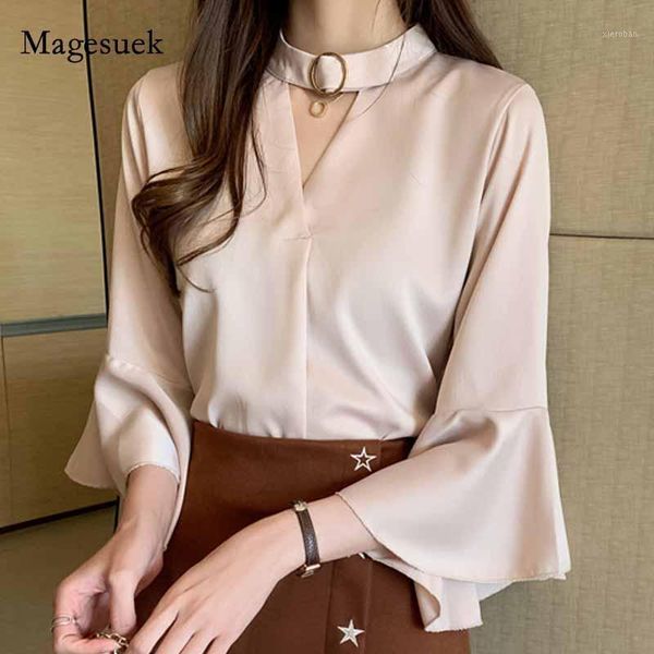 2021 fashion women summer casual shirts pullover korean solid clothing blusas women office lady long sleeve blouse 104931, White
2021 fashion women summer casual shirts pullover korean solid clothing blusas women office lady long sleeve blouse 104931, White