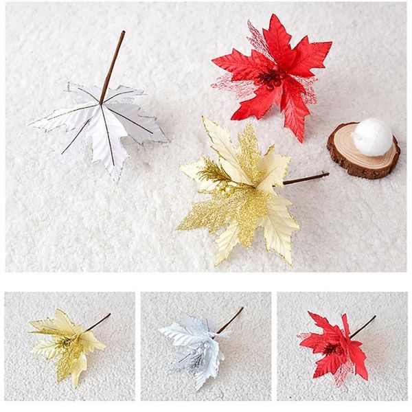 christmas artificial flowers glitter fake flowers diy home wedding decoration flower head christmas xmas tree ornament
christmas artificial flowers glitter fake flowers diy home wedding decoration flower head christmas xmas tree ornament
