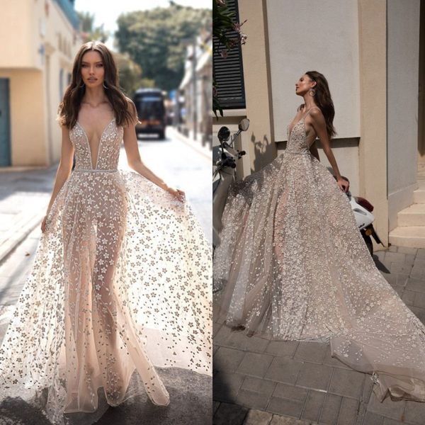 champagne wedding dress 2020 deep v neck a line lace appliqued boho robe de mariée backless customize vestido de noiva, White
champagne wedding dress 2020 deep v neck a line lace appliqued boho robe de mariée backless customize vestido de noiva, White