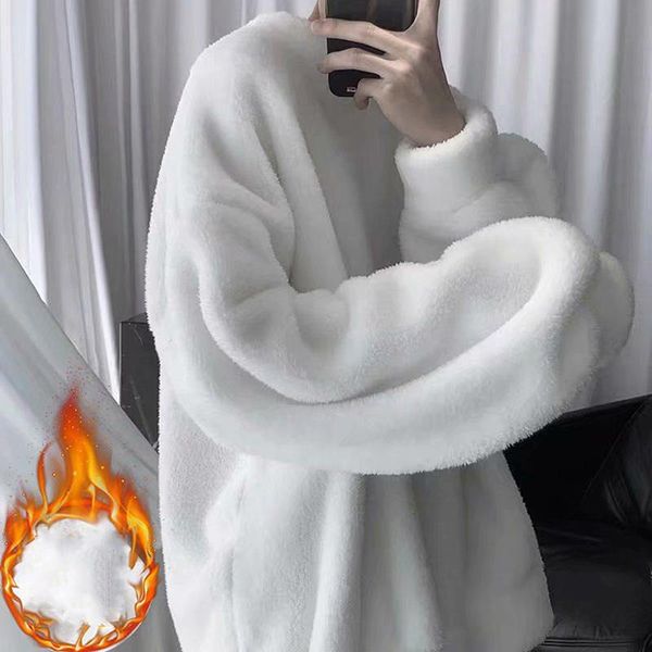 plus velvet thick hoodie men's warm fashion solid color casual o-neck sweatshirt men streetwear hip-hop loose pullover hoodies, Black
plus velvet thick hoodie men's warm fashion solid color casual o-neck sweatshirt men streetwear hip-hop loose pullover hoodies, Black