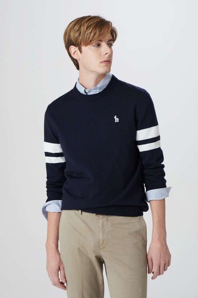 new mile wile polo brand men's twist sweater knit cotton sweater jumper pullover sweater small horse game 0-3, White;black
new mile wile polo brand men's twist sweater knit cotton sweater jumper pullover sweater small horse game 0-3, White;black