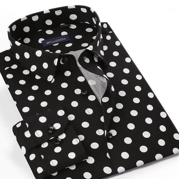 men's casual shirts fashion polka dot 97% cotton men's printed button-down collar regular fit outdoor leisure men shirt1, White;black
men's casual shirts fashion polka dot 97% cotton men's printed button-down collar regular fit outdoor leisure men shirt1, White;black