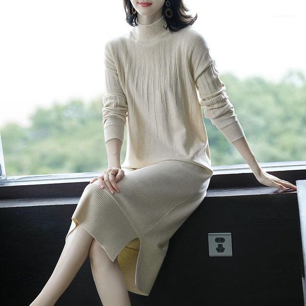 new arrival ladies solid color cashmere sweater soft long dress autumn winter elegant female wool sweater long dress pullovers1, White;black
new arrival ladies solid color cashmere sweater soft long dress autumn winter elegant female wool sweater long dress pullovers1, White;black