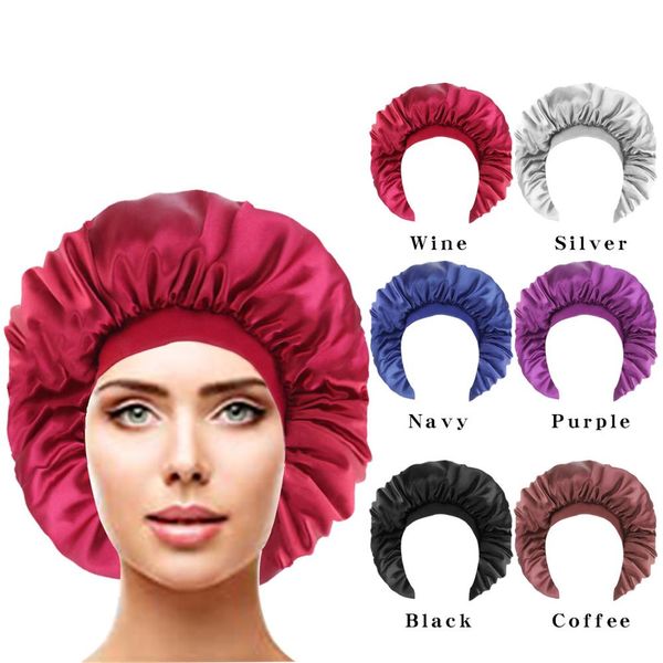 beanie/skull caps big size women satin wide-brimmed sleeping hat night sleep cap hair care bonnet men shower silk head wrap, Blue;gray
beanie/skull caps big size women satin wide-brimmed sleeping hat night sleep cap hair care bonnet men shower silk head wrap, Blue;gray