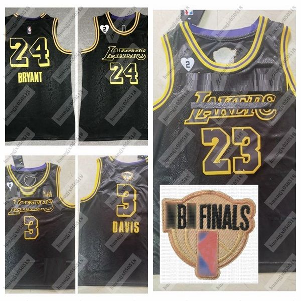 2020 finals men lebron 23 james anthony 3 davis black mamba basketball jersey, Black;red
2020 finals men lebron 23 james anthony 3 davis black mamba basketball jersey, Black;red