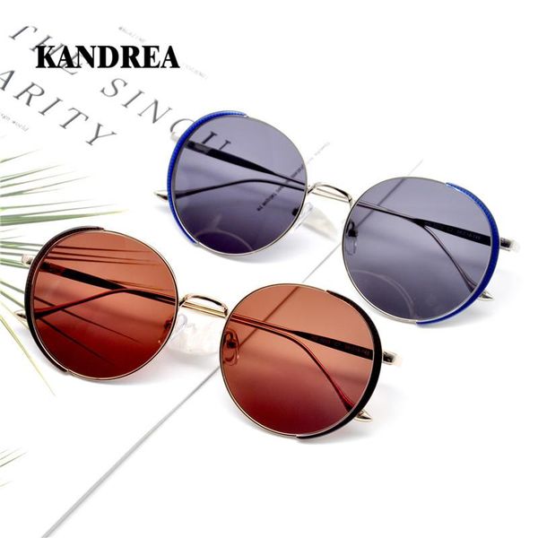 sunglasses kandrea 2021 women round metal glasses oversize frames fahion design sun polarized driving goggles, White;black
sunglasses kandrea 2021 women round metal glasses oversize frames fahion design sun polarized driving goggles, White;black