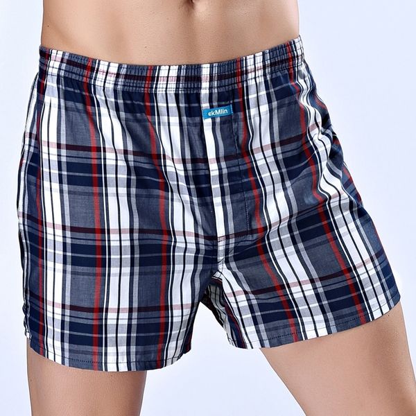 ekmlin brand 4-pack men's boxer shorts woven cotton 100% plaid 50s combed yarn male underpant loose breathable y200414, Black;white
ekmlin brand 4-pack men's boxer shorts woven cotton 100% plaid 50s combed yarn male underpant loose breathable y200414, Black;white