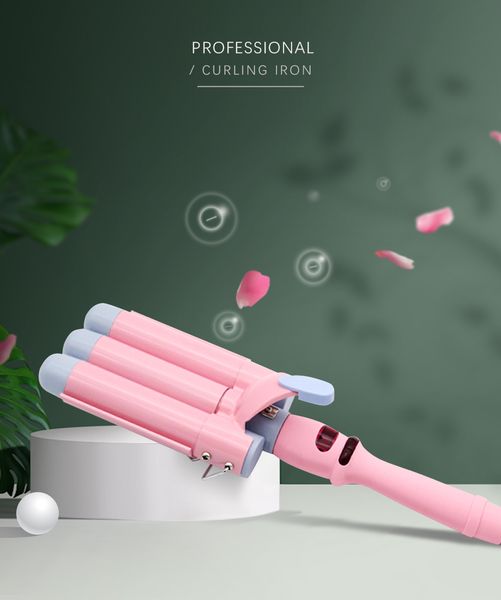 3 barrel curling iron triple barrel curling beach wave iron hair waver iron hair crimper 25mm deep waver wand
3 barrel curling iron triple barrel curling beach wave iron hair waver iron hair crimper 25mm deep waver wand