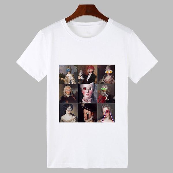 tshirt femme new summer spoof fun fashion printed t-shirt personality harajuku funny thin section t shirt women clothing, White 
tshirt femme new summer spoof fun fashion printed t-shirt personality harajuku funny thin section t shirt women clothing, White