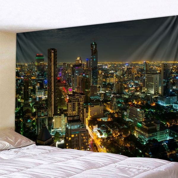 beautiful city night scene tapestry rivers tall buildings beautiful lighting creative art wall hanging
beautiful city night scene tapestry rivers tall buildings beautiful lighting creative art wall hanging