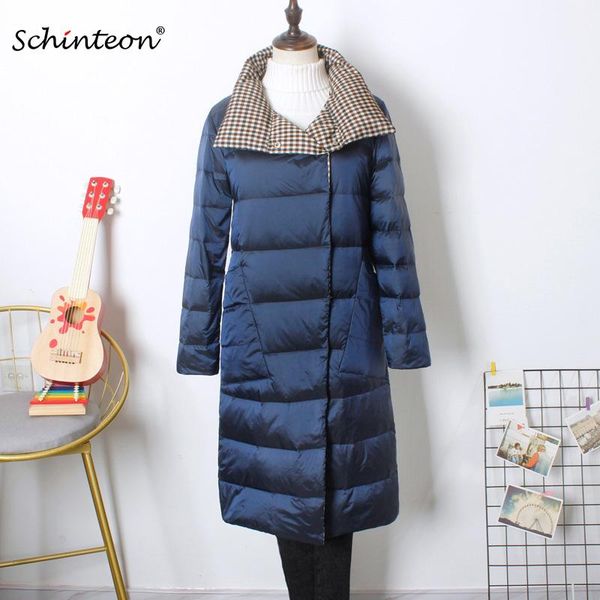 women's down & parkas 2021 schinteon long jacket double sided wearing 90% white duck coat casual winter warm outwear for women, Black
women's down & parkas 2021 schinteon long jacket double sided wearing 90% white duck coat casual winter warm outwear for women, Black