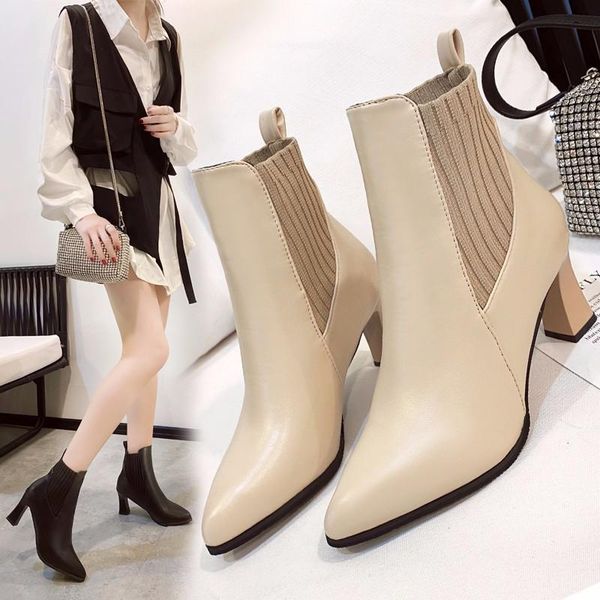 martin boots women's 2020 winter new women's short boots elastic and pointed toe slim high-heeled fashion, Black
martin boots women's 2020 winter new women's short boots elastic and pointed toe slim high-heeled fashion, Black