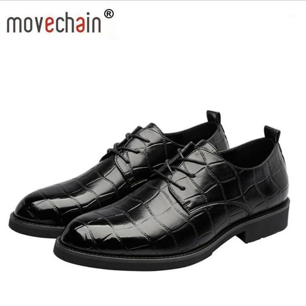 movechain men's fashion business casual lace up men oxford pattern leather dress suit shoes luxury crocodile grain leather1, Black
movechain men's fashion business casual lace up men oxford pattern leather dress suit shoes luxury crocodile grain leather1, Black