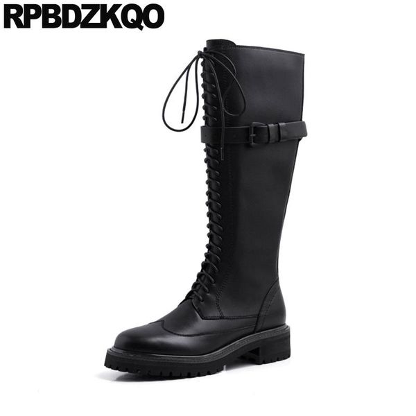 round toe british black 2020 chunky patent leather lace up faux fur tall knee high boots winter shoes women long
round toe british black 2020 chunky patent leather lace up faux fur tall knee high boots winter shoes women long