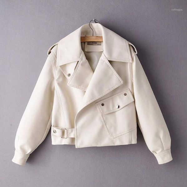 2020 autumn solid loose design leather jacket vintage biker motorcycle jackets women soft pu leather jacket1, Black
2020 autumn solid loose design leather jacket vintage biker motorcycle jackets women soft pu leather jacket1, Black