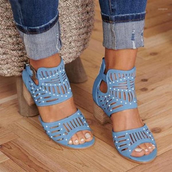 summer style hollowed-out fish mouth high heel sandal women's large size 35-43 water drill open toe back zipper roman sandal1, Black
summer style hollowed-out fish mouth high heel sandal women's large size 35-43 water drill open toe back zipper roman sandal1, Black