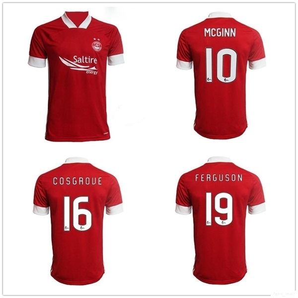 20 21 aberdeen f.c. football jersey #10 mcginn 16 cosgroue 19 ferguson considine custom 2020 home red short sleeve soccer shirt uniform, Black;yellow
20 21 aberdeen f.c. football jersey #10 mcginn 16 cosgroue 19 ferguson considine custom 2020 home red short sleeve soccer shirt uniform, Black;yellow