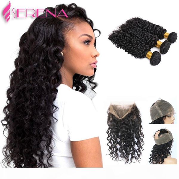 360 lace frontal with bundle indian curly 360 lace virgin hair deep wave with closure 360 frontal with bundle curly hair closure, Black;brown
360 lace frontal with bundle indian curly 360 lace virgin hair deep wave with closure 360 frontal with bundle curly hair closure, Black;brown