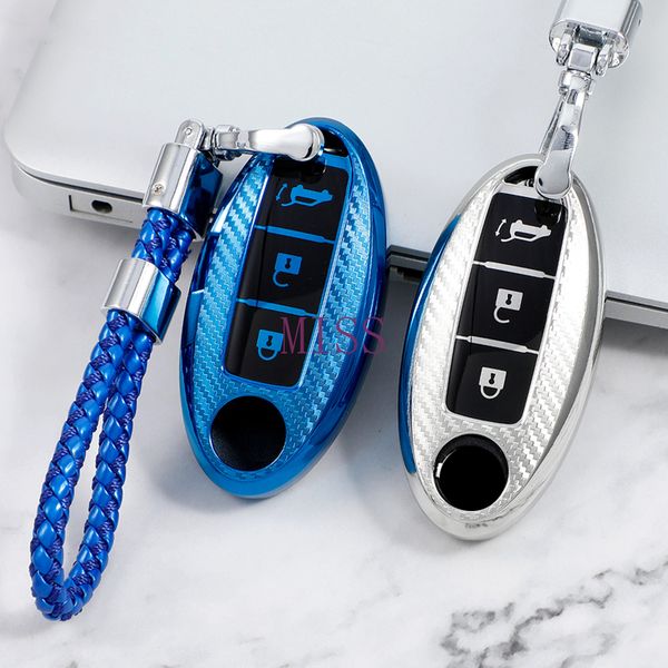 car goods tpu carbon fiber pattern car key cover case for nissan x-trail juke alissa qashqai micra cube leaf j11 pulsar c13 accessories
car goods tpu carbon fiber pattern car key cover case for nissan x-trail juke alissa qashqai micra cube leaf j11 pulsar c13 accessories