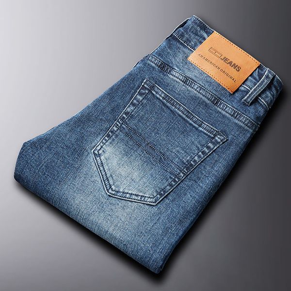 new autumn men's jeans slim elastic tommi brands fashion business trousers classic style winter cotton jeans denim pants q0105, Black;white
new autumn men's jeans slim elastic tommi brands fashion business trousers classic style winter cotton jeans denim pants q0105, Black;white