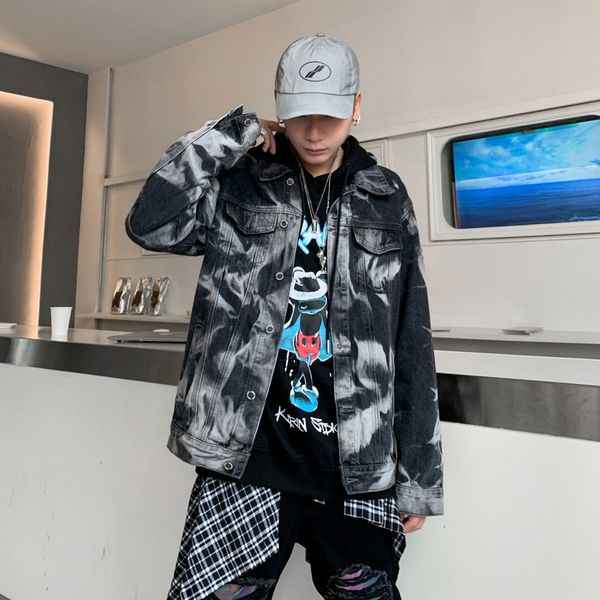 fashion brand dark oversize hip hop men's street hiphop printed lovers bf denim jacket, Black;brown
fashion brand dark oversize hip hop men's street hiphop printed lovers bf denim jacket, Black;brown