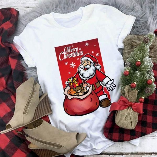 новый kawaii santa claus счастливого рождества harajuku женщины с коротким рукавом футболка симпатичная графика tee рубашка женская мода оде, White
новый kawaii santa claus счастливого рождества harajuku женщины с коротким рукавом футболка симпатичная графика tee рубашка женская мода оде, White
