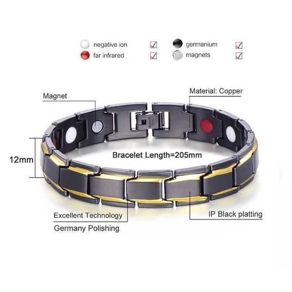healing magnetic bracelet men women healthy magnetic bracelet titanium steel power therapy magnets bangles lovers gift jllkwq, Black
healing magnetic bracelet men women healthy magnetic bracelet titanium steel power therapy magnets bangles lovers gift jllkwq, Black
