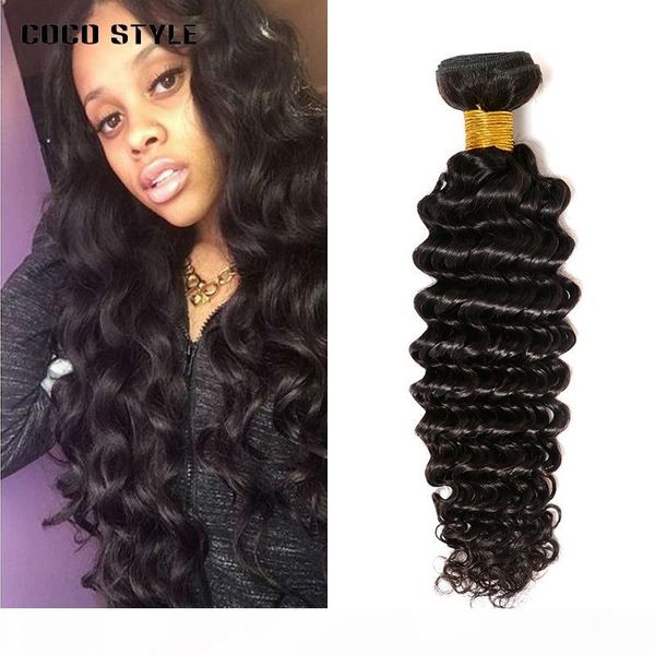deep wave brazilian hair weave bundles 1 pc 100% hair extensions 8-28inch natural color remy hair no tangle, Black
deep wave brazilian hair weave bundles 1 pc 100% hair extensions 8-28inch natural color remy hair no tangle, Black