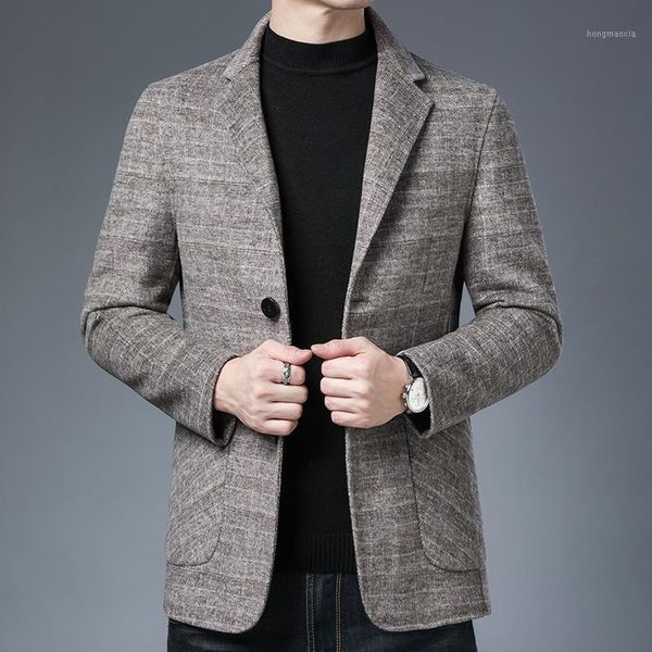 2020 the new double-sided wool coat young han edition men's winter leisure men's suit cloth grid1, Black
2020 the new double-sided wool coat young han edition men's winter leisure men's suit cloth grid1, Black