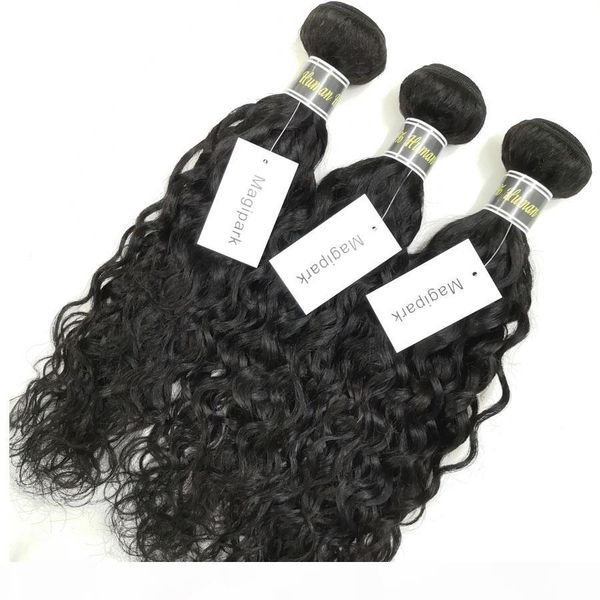 magipark hair brazilian water wave 3 bundles 8a unprocessed peruvian malaysian indain virgin hair bundles water wave human hair, Black 
magipark hair brazilian water wave 3 bundles 8a unprocessed peruvian malaysian indain virgin hair bundles water wave human hair, Black