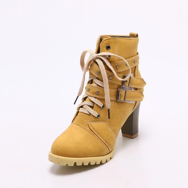 boots arrive autumn winter round head rivet high-heeled slip wear-resistant ladies buckle strap size34-431, Black
boots arrive autumn winter round head rivet high-heeled slip wear-resistant ladies buckle strap size34-431, Black