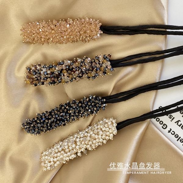 tie half hair updo artifact womens fluffy simple all-match lazy hair clip bud-like hair style crystal band headdress fashion design, Golden;white
tie half hair updo artifact womens fluffy simple all-match lazy hair clip bud-like hair style crystal band headdress fashion design, Golden;white